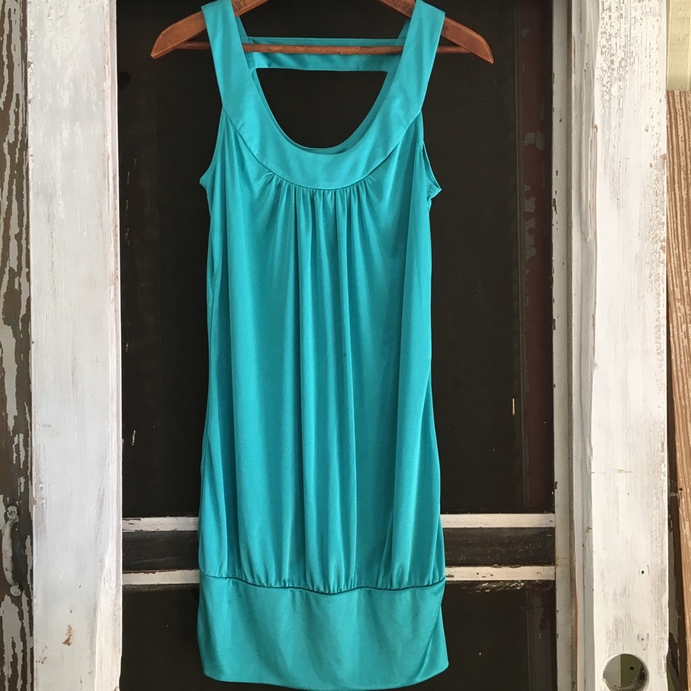 Teal Green Dress